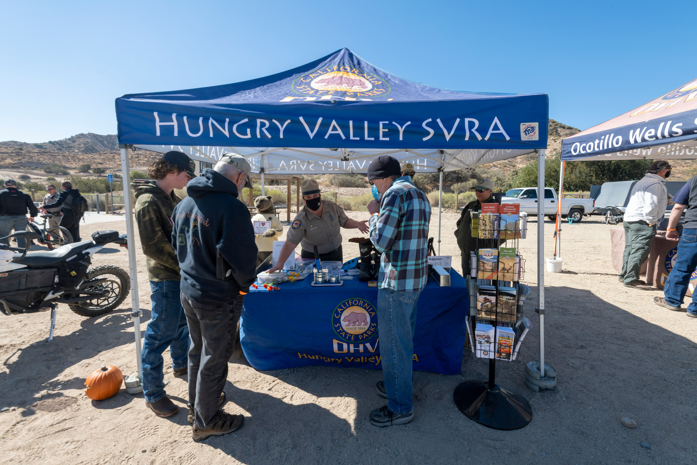 Hungry Valley SVRA tent