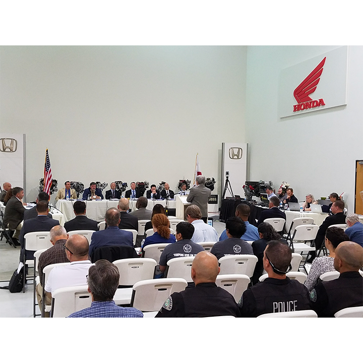 2017 - Commission Meeting at Honda's Collection Hall in Torrance